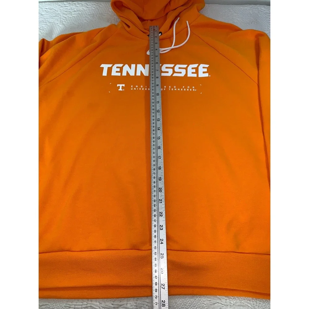 Nike Tennessee Volunteers Hoodie‎ Mens Orange Dri-FIT Center Swoosh Zip Pockets